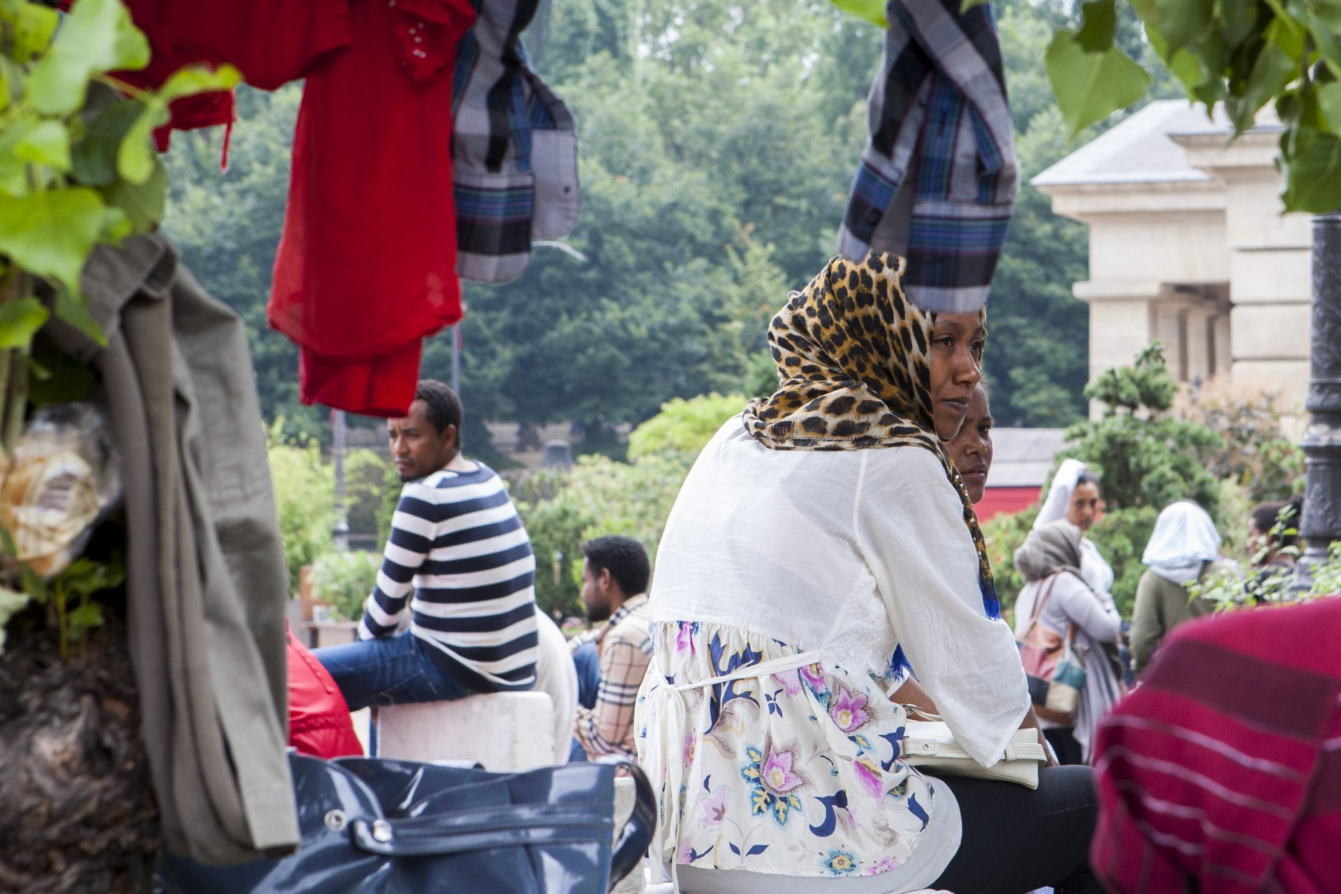 Camp de Réfugiés dans le nord de Paris