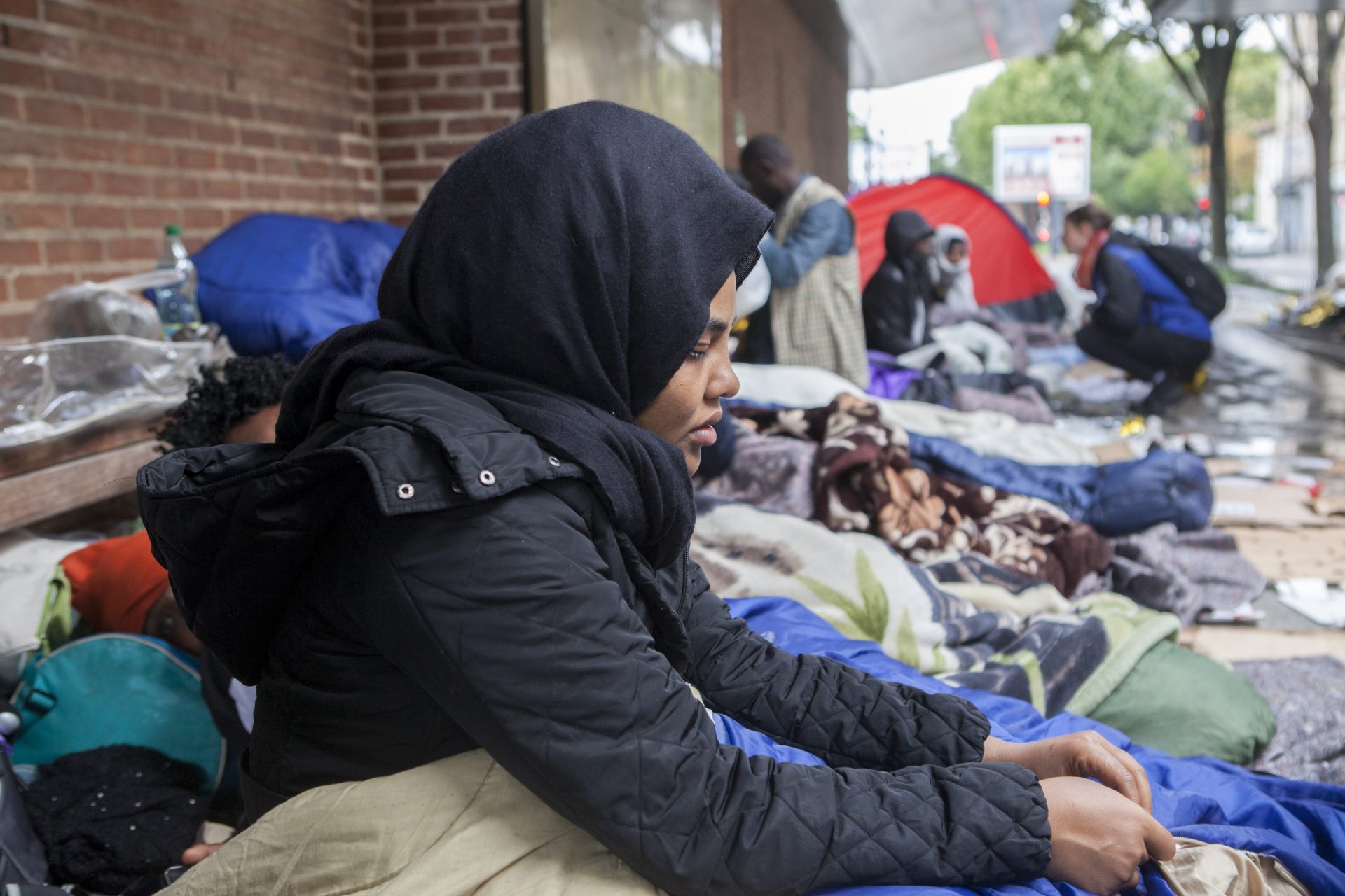 L’errance des migrants à Paris